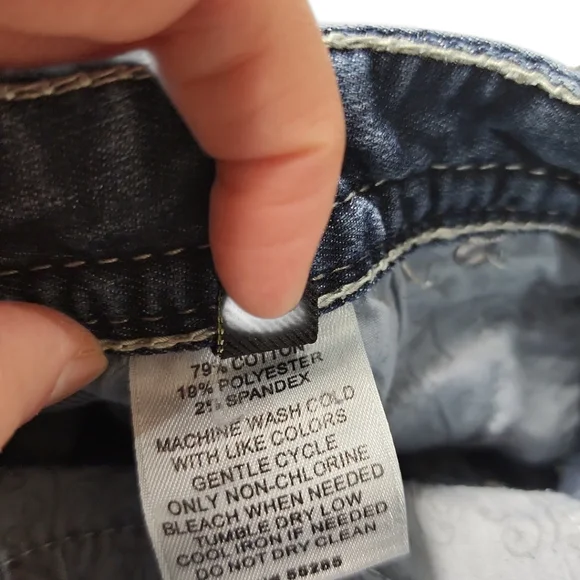 Express Skinny Low Rise Jeans Women Sz 0 Medium‎ Wash Y2k Style Stitches - Picture 9 of 13